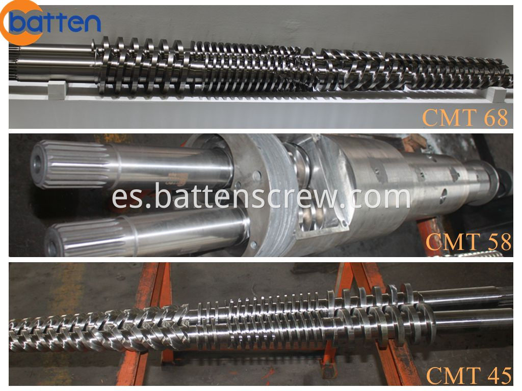 Barril de tornillo de extrusión Milacron Cincinnati CM55 / Barril de tornillo de extrusión CM55 de Cincinnati / Barril de tornillo CM55-110 para Cincinnati